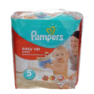 PAMPERS | EASY UP | ΠΑΝΕΣ ΒΡΑΚΑΚΙΑ JUNIOR 12 - 18 KGR No 5 20 ΤΕΜ