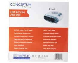 CONCEPTUM | Αερόθερμο CHLA22 2000W 1 Τεμάχιο
