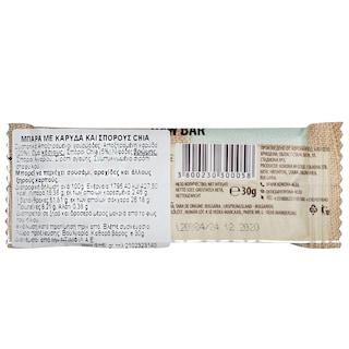 RAW | Μπάρα Korona Καρύδα & Σπόρους Chia 30gr