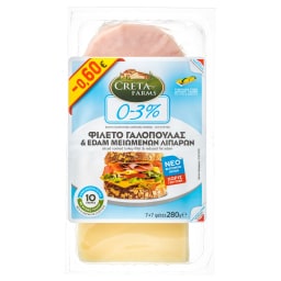 COMBI | Σετ Γαλοπούλα Φιλέτο & Τυρί Edam 3% Λιπαρά 280g Έκπτωση 0.60E