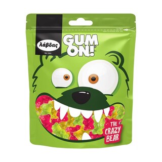 GUM ON | Καραμέλες Ζελίνια Gum On Αρκουδάκια 100gr