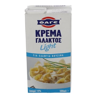 ΦΑΓΕ | ΚΡΕΜΑ ΓΑΛΑΚΤΟΣ LIGHT 500 ML 0.40E