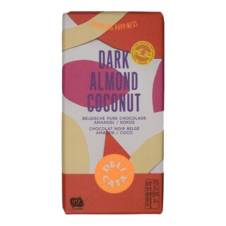 DELICATA | Σκούρα Σοκολάτα Αμύγδαλα Καρύδα 180gr