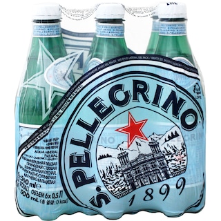 SAN PELLEGRINO | Ανθρακούχο Νερό Φυσικό Μεταλλικό 6 X 500ml