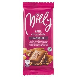 MILLY | Σοκολάτα Γάλακτος με Αμύγδαλα 100g