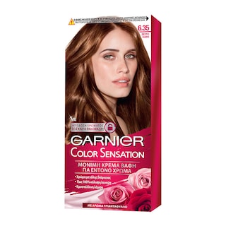COLOR SENSATION | Βαφή Μαλλιών Σετ 6.35 Ζεστό Καφέ 1 Τεμ.