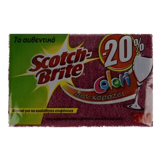 SCOTCH BRITE | Σφουγγάρι Colori No Scratch -20% Εκπτωση 1 Τεμάχιο