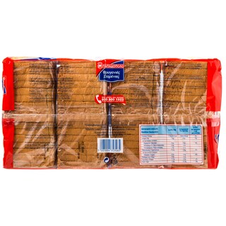 ΠΑΠΑΔΟΠΟΥΛΟΥ | ΦΡΥΓΑΝΙΕΣ  ΣΤΑΡΕΝΙΕΣ ΣΙΤΟΥ 4 Χ 127 GR ΠΡΟΣΦΟΡΑ ΤΟ 1 ΠΑΚΕΤΟ ΔΩΡΟ