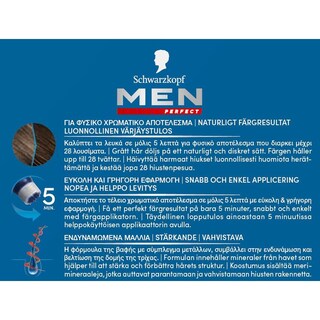 MEN PERFECT | Βαφή Μαλλιών Anti-Grey Color Gel Νο60 Φυσικό Καστανό Μεσαίο 1 Τεμ.