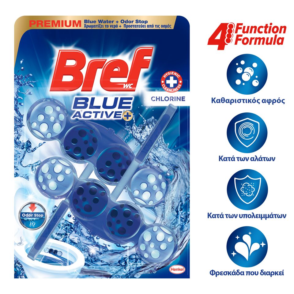 BREF Μπλοκ Τουαλέτας WC Blue Activ Hygiene