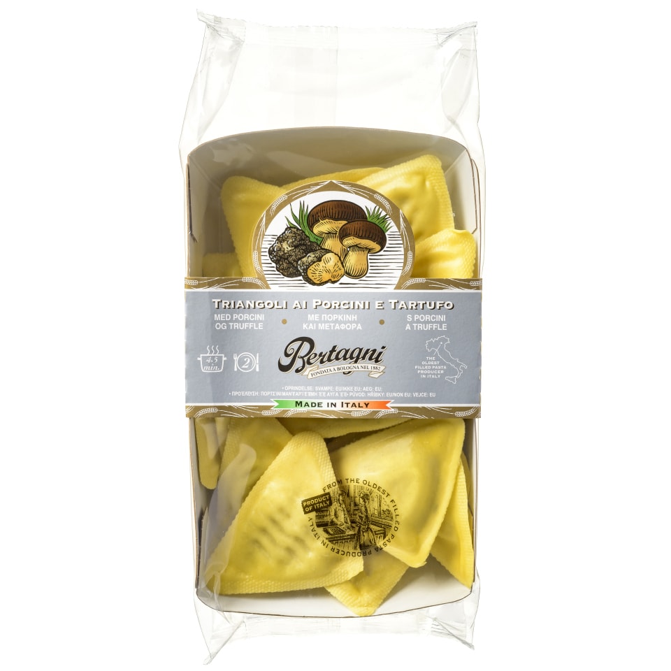 BERTAGNI Ζυμαρικά Τρίγωνα Μανιτάρι Τρούφα 250g