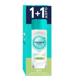 NOXZEMA | Αποσμητικό Roll On Talc 50ml 1+1 Δώρο