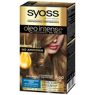 SYOSS | Βαφή Μαλλιών Oleo Intense Νο 7 Φυσικό Ξανθό 1 Τεμάχιο