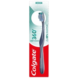 COLGATE | 360 | Οδοντόβουρτσα 360 Μέτρια 1 Τεμάχιο