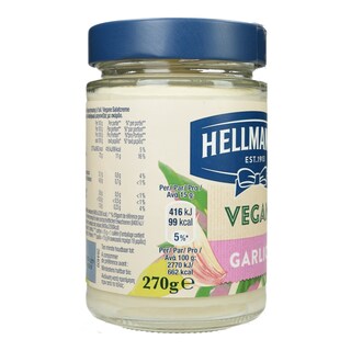HELLMANN'S | Vegan Mayo Sauce με Σκόρδο 270g