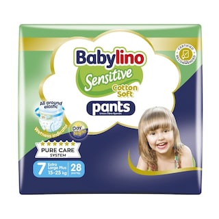 BABYLINO | Πάνες Βρακάκι Sensitive Pants Νο7 28 Τεμάχια