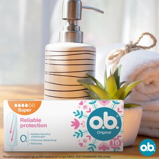 O.B. | ΤΑΜΠΟΝ HELIX SUPER SEAL 16 ΤΕΜ