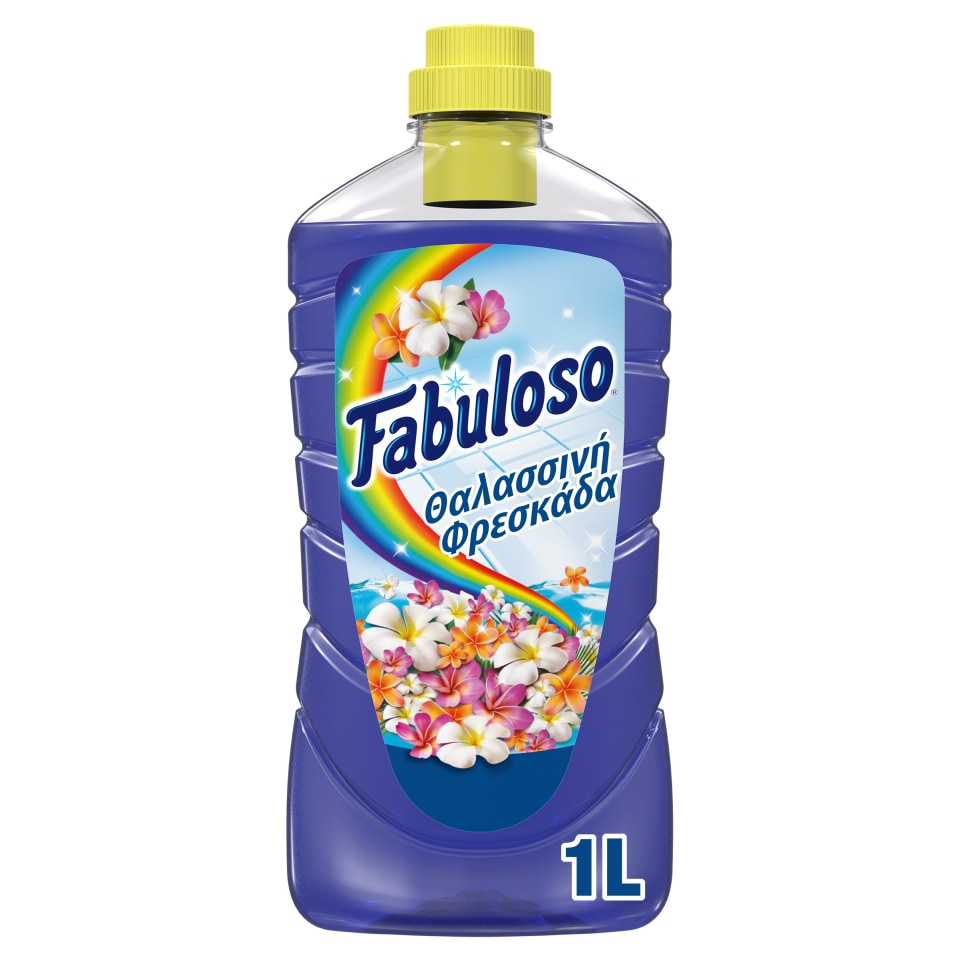 FABULOSO Υγρό Καθαρισμού Θαλασινή Φρεσκάδα 1lt