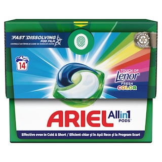 ARIEL | Kάψουλες Πλυντηρίου Ρούχων Allin1 Pods TOL Color 14 Τεμάχια