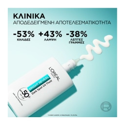 L'OREAL | Κρέμα Προστασίας Bright Reveal UV SPF50+ 50ml