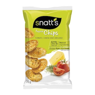 SNATTS | Τσιπς Popped Τομάτα Τυρί & Ρίγανη 75g
