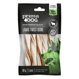 PRIMA | Σνακ Σκύλων Αρνί Twist Bone 60g