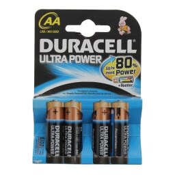 DURACELL | Μπαταρίες Αλκαλικές Ultra Power AA 4 Τεμάχια