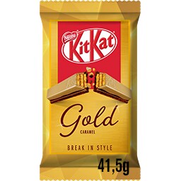 KITKAT | Γκοφρέτα Gold Caramel Λευκή Σοκολάτα 41.5gr