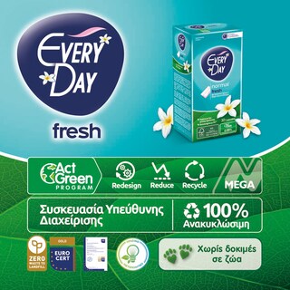 EVERY DAY | Σερβιετάκια Normal Fresh 40+20 Τεμάχια Δώρο