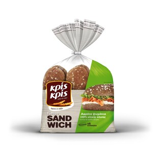 ΚΡΙΣ ΚΡΙΣ | Ψωμί Sandwich Αφράτο Ολικής Αλεσης 480g