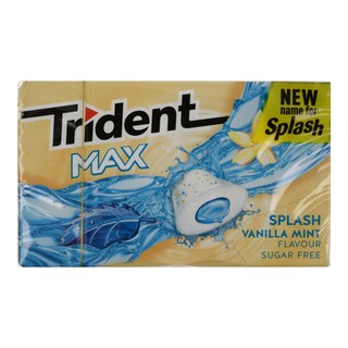 TRIDENT | SPLASH | ΤΣΙΚΛΕΣ ΒΑΝΙΛΙΑ ΜΕΝΤΑ 22 GR
