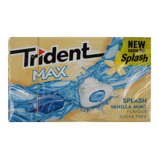 TRIDENT | SPLASH | ΤΣΙΚΛΕΣ ΒΑΝΙΛΙΑ ΜΕΝΤΑ 22 GR