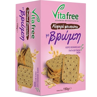 VITAFREE | Μπισκότα Αλμυρά με Βρώμη 150g