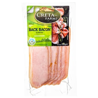 CRETA FARMS | Μπέικον Καπνιστό Φέτες 150g