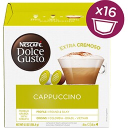 Κάψουλες Καφέ Dolce Gusto Cappuccino 186g
