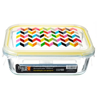 FRENCH BULL | Φαγητοδοχείο Γυάλινο 1000ml 1 Τεμάχιο