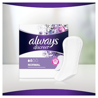 ALWAYS | DISCREET | ALWAYS DISCREET LINERS NORMAL 44PCS