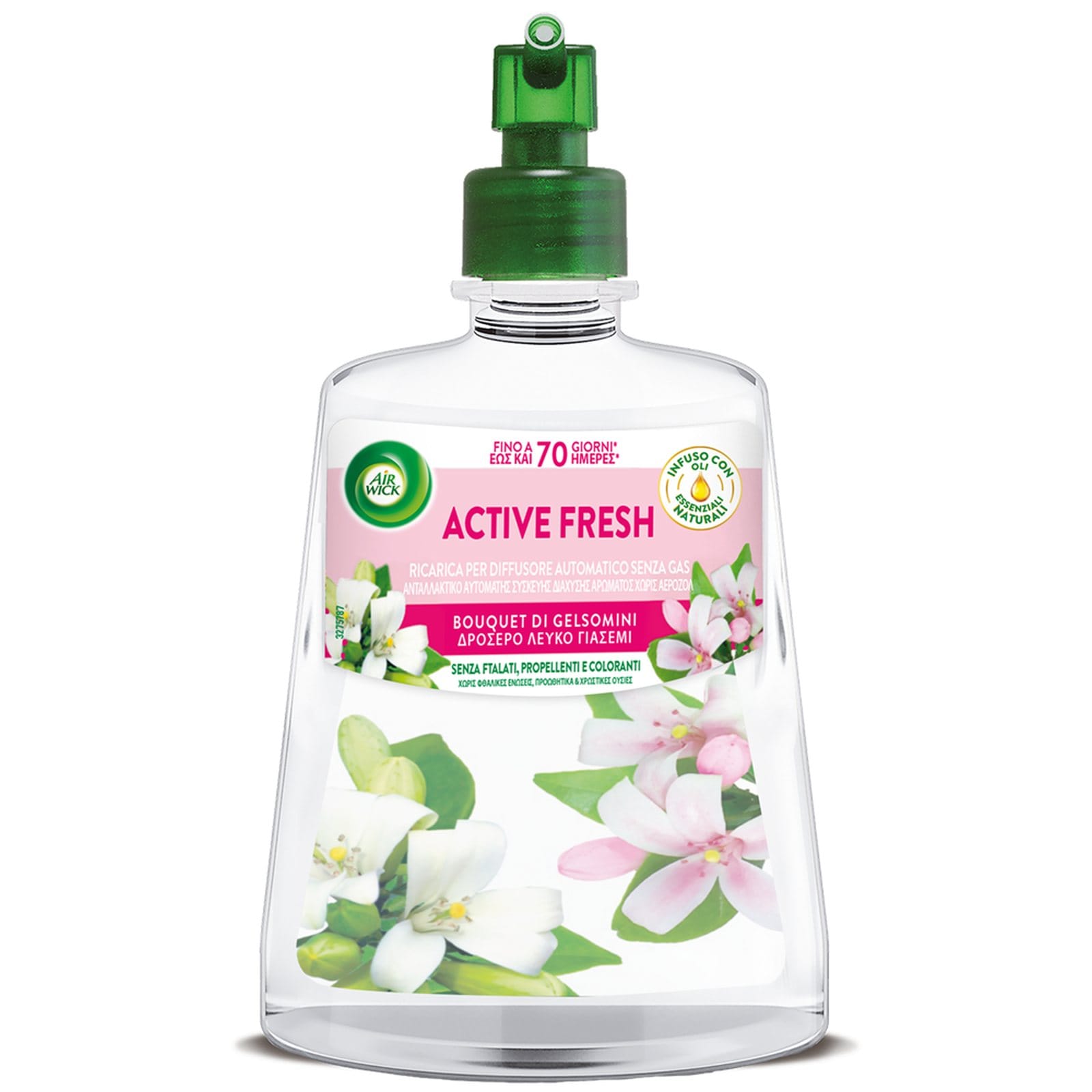 AIRWICK Ανταλλακτικό Συσκευής Active Fresh Γιασεμί 228ml