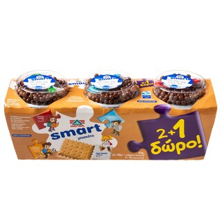 SMART | ΓΙΑΟΥΡΤΙ ΠΑΙΔΙΚΟ ΜΕ ΜΠΙΣΚΟΤΟ  2 X 145 GR