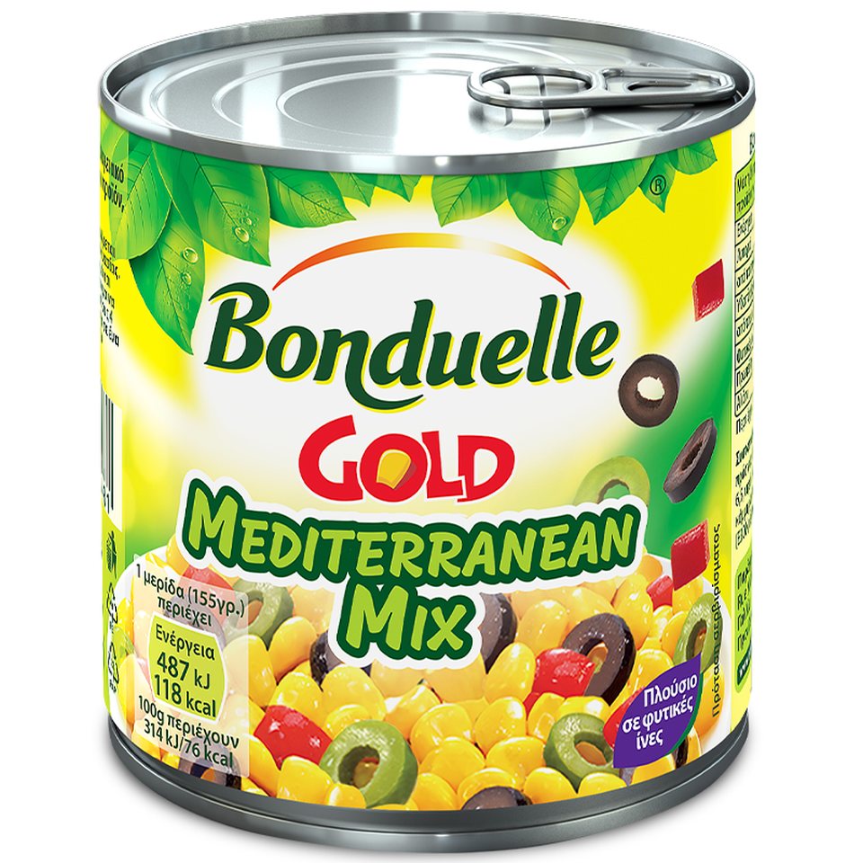 BONDUELLE Μίγμα Λαχανικών Gold Mediterranean Mix 310g