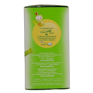 CANDEREL | ΥΠΟΚΑΤΑΣΤΑΤΟ ΖΑΧΑΡΗΣ ΜΕ ΣΤΕΒΙΑ ΣΚΟΝΗ GREEN 40 X 2 GR