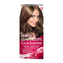 COLOR SENSATION | ΒΑΦΗ ΜΑΛΛΙΩΝ ΣΕΤ 6.0 ΞΑΝΘΟ ΣΚΟΥΡΟ 60 ML