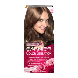 COLOR SENSATION | ΒΑΦΗ ΜΑΛΛΙΩΝ ΣΕΤ 6.0 ΞΑΝΘΟ ΣΚΟΥΡΟ 60 ML