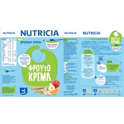 NUTRICIA | Βρεφική Κρέμα Φρουτόκρεμα 250gr