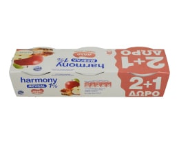 HARMONY | ΕΠΙΔΟΡΠΙΟ ΓΙΑΟΥΡΤΙΟΥ 1 % ΜΗΛΟ ΣΤΑΦΙΔΑ ΚΑΝΕΛΛΑ 2 Χ 200 GR