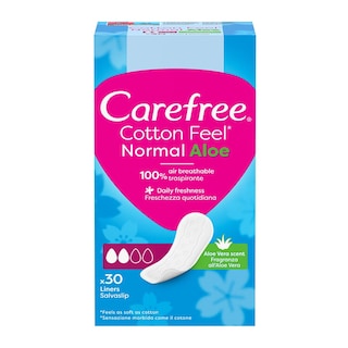 CAREFREE | Σερβιετάκια Normal Aloe 30 Τεμάχια