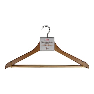 - | Κρεμάστρες Ξύλινες 3 Τεμάχια