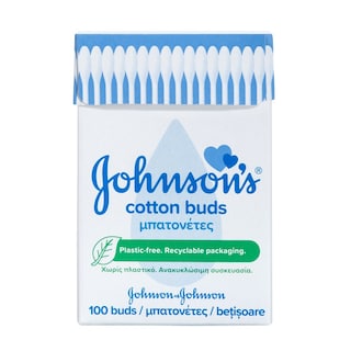 JOHNSON | Μπατονέτες Plastic Free 100 Τεμάχια