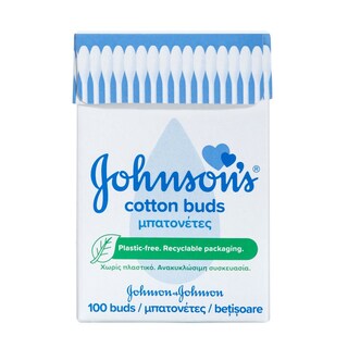 JOHNSON | Μπατονέτες Plastic Free 100 Τεμάχια