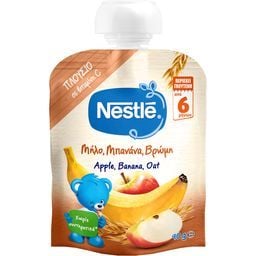 NESTLE | Φρουτοπουρές Μήλο Μπανάνα Βρώμη 90gr